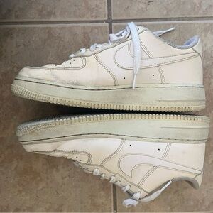 Air Force 1 Iridescent/Reflective White Sneakers Sz9
